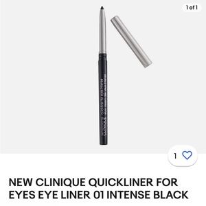 clinique quickliner in intense black- brand new